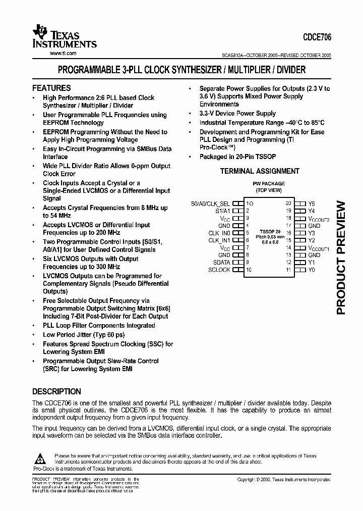 CDCE706_232762.PDF Datasheet