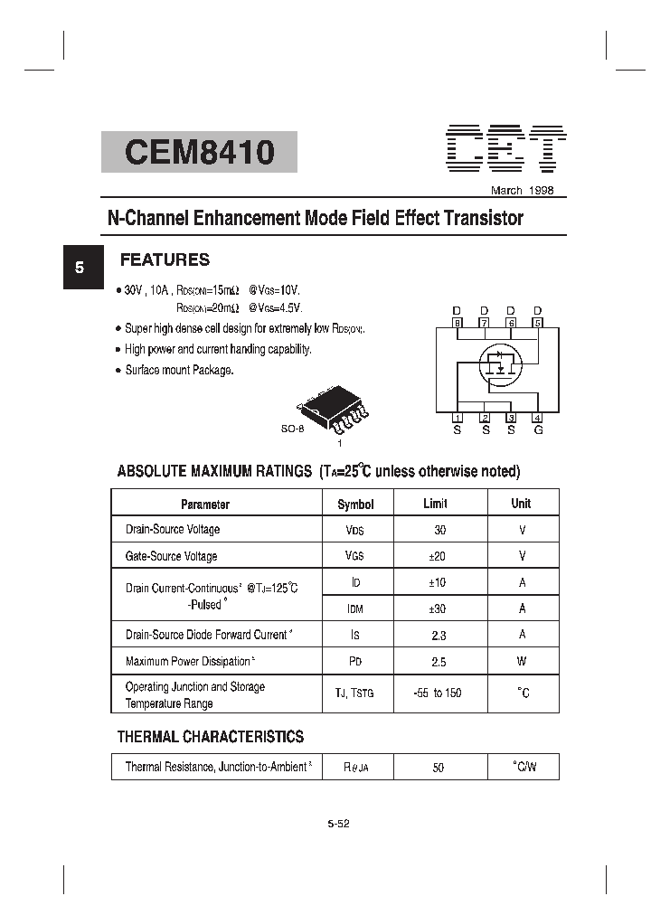 CEM8410_248547.PDF Datasheet