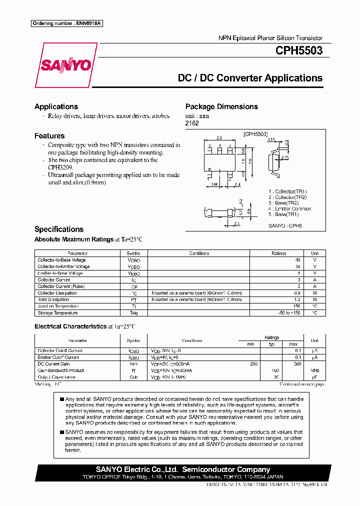 CPH5503_219740.PDF Datasheet