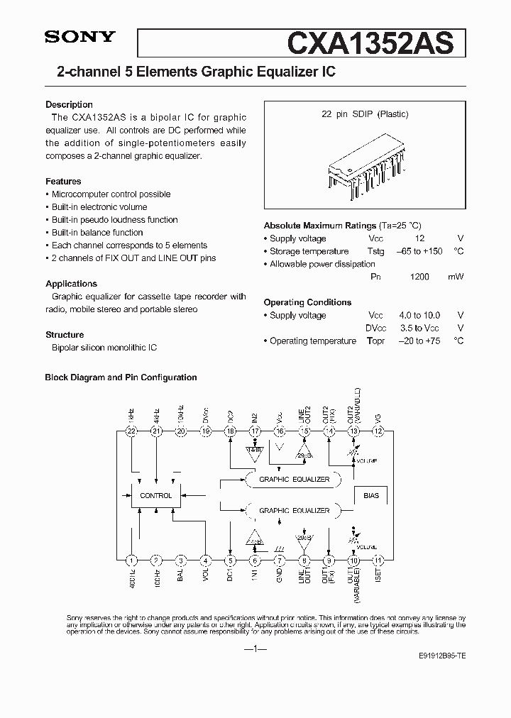 CXA1352AS_264540.PDF Datasheet