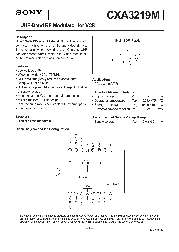 CXA3219M_261470.PDF Datasheet