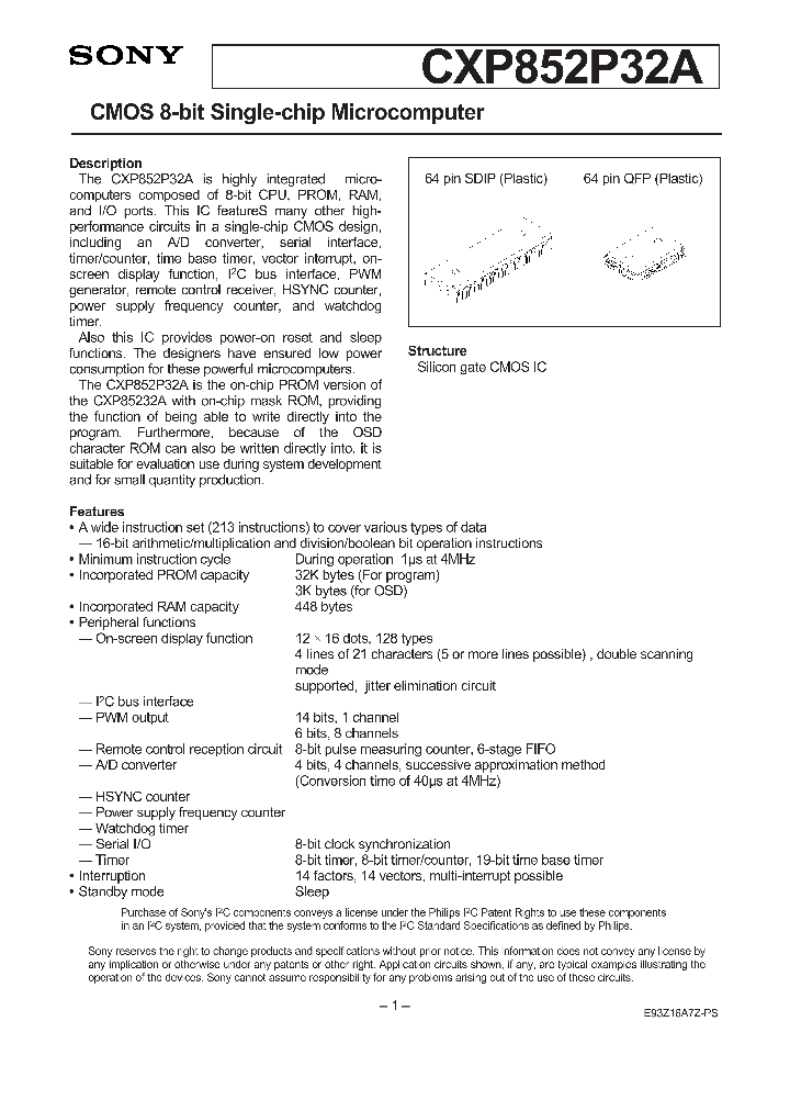 CXP852P32A_240126.PDF Datasheet