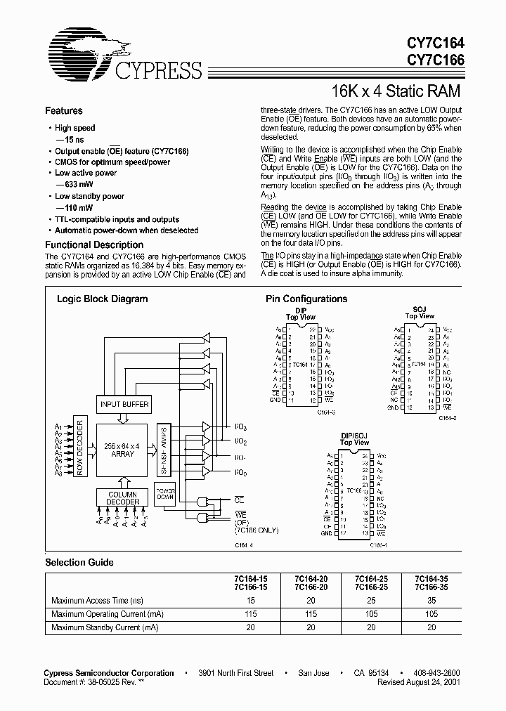 CY7C166-15PC_254576.PDF Datasheet