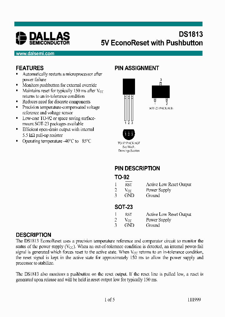 DS1813_261589.PDF Datasheet