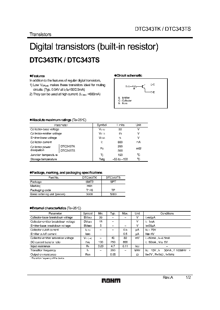 DTC343TK_224809.PDF Datasheet