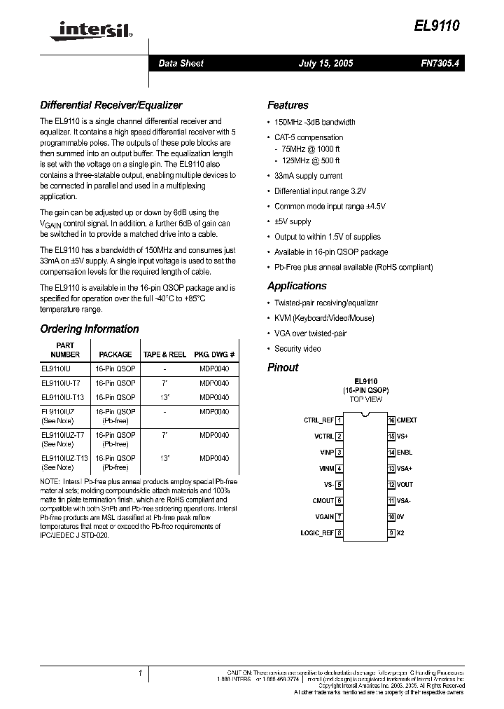 EL9110_242311.PDF Datasheet