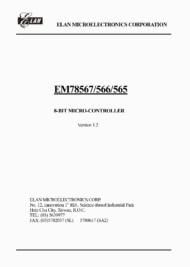 EM78567_221537.PDF Datasheet