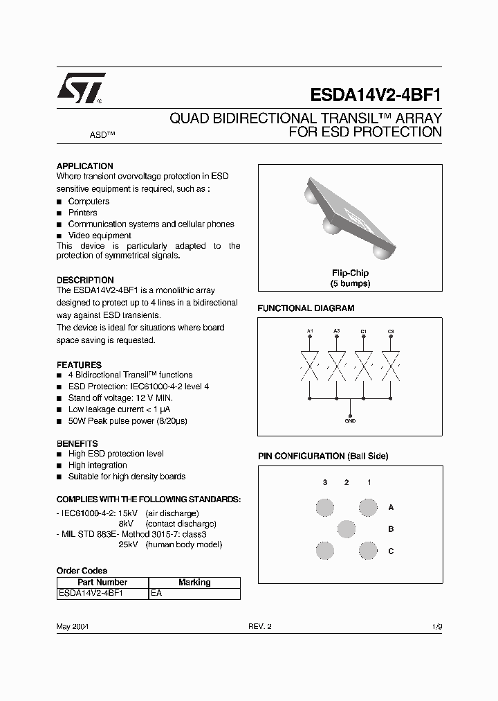 ESDA14V2-4BF1_237064.PDF Datasheet