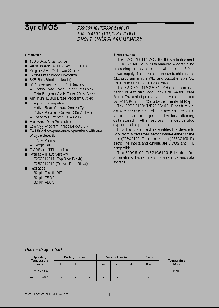 F29C51001_229482.PDF Datasheet