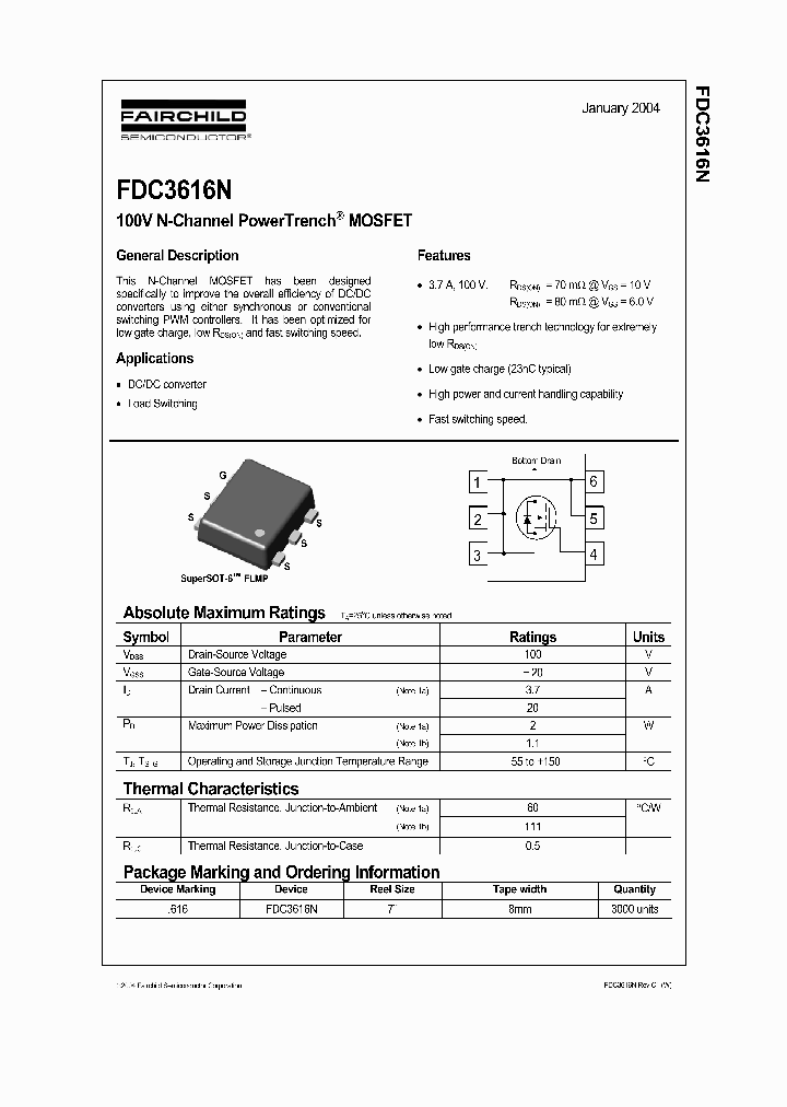 FDC3616N_250382.PDF Datasheet
