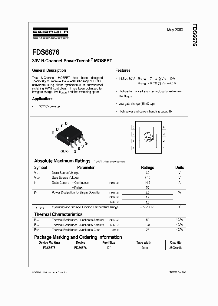 FDS6676_258952.PDF Datasheet