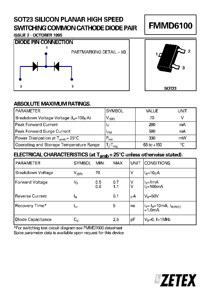 FMMD6100_248129.PDF Datasheet