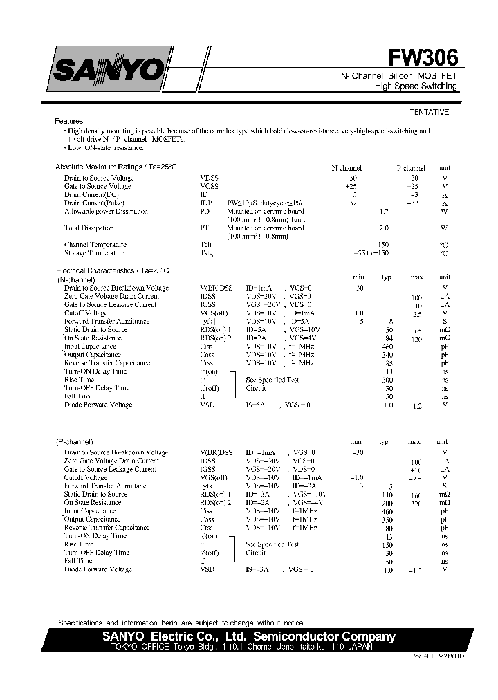 FW306_234274.PDF Datasheet