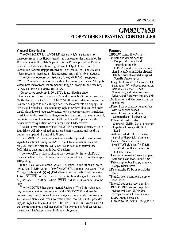 GM82C765_233665.PDF Datasheet