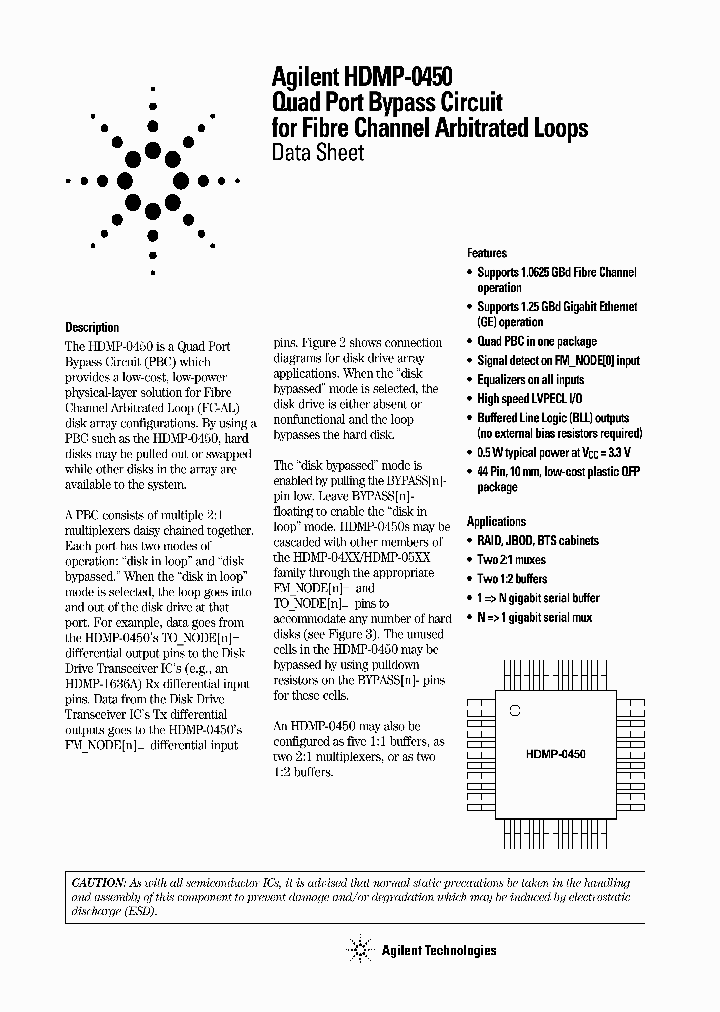 HDMP-0450_217587.PDF Datasheet
