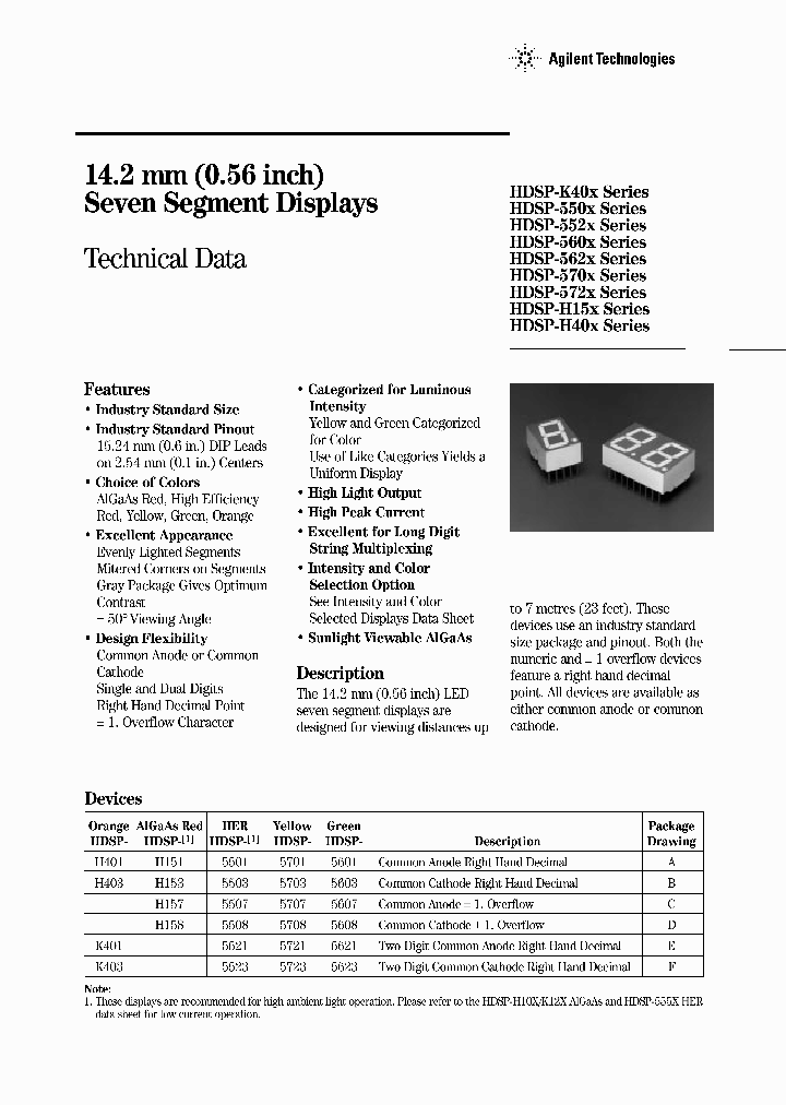 HDSP-5721_254130.PDF Datasheet