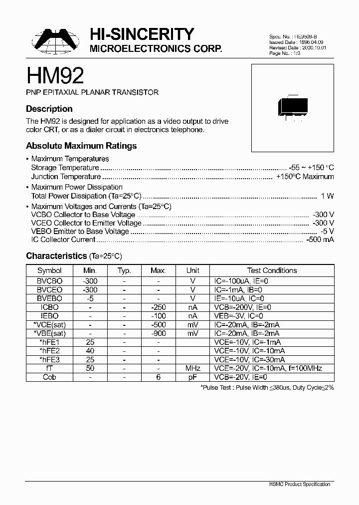 HM92_259472.PDF Datasheet