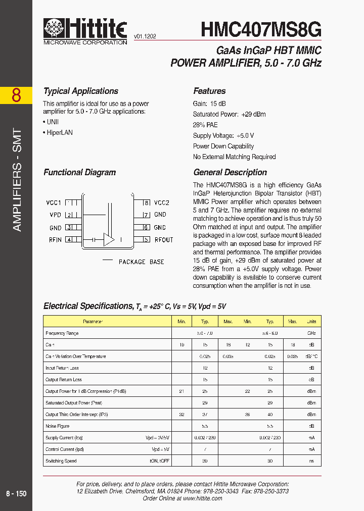 HMC407MS8G_267600.PDF Datasheet