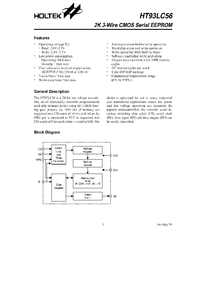HT93LC56_257293.PDF Datasheet