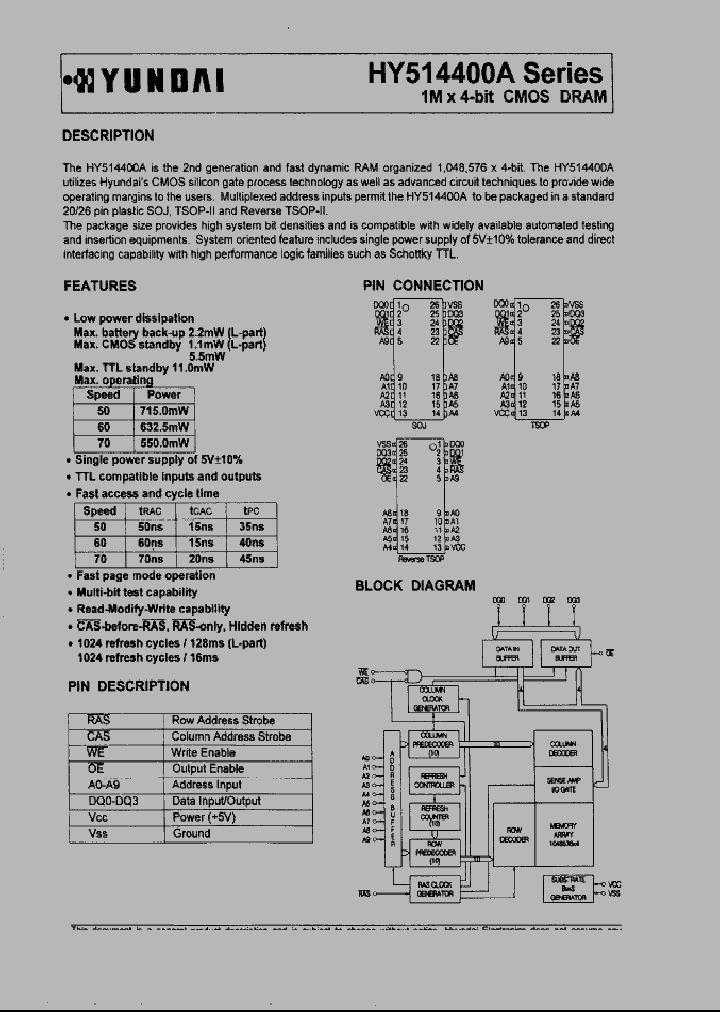 HY514400A_215245.PDF Datasheet