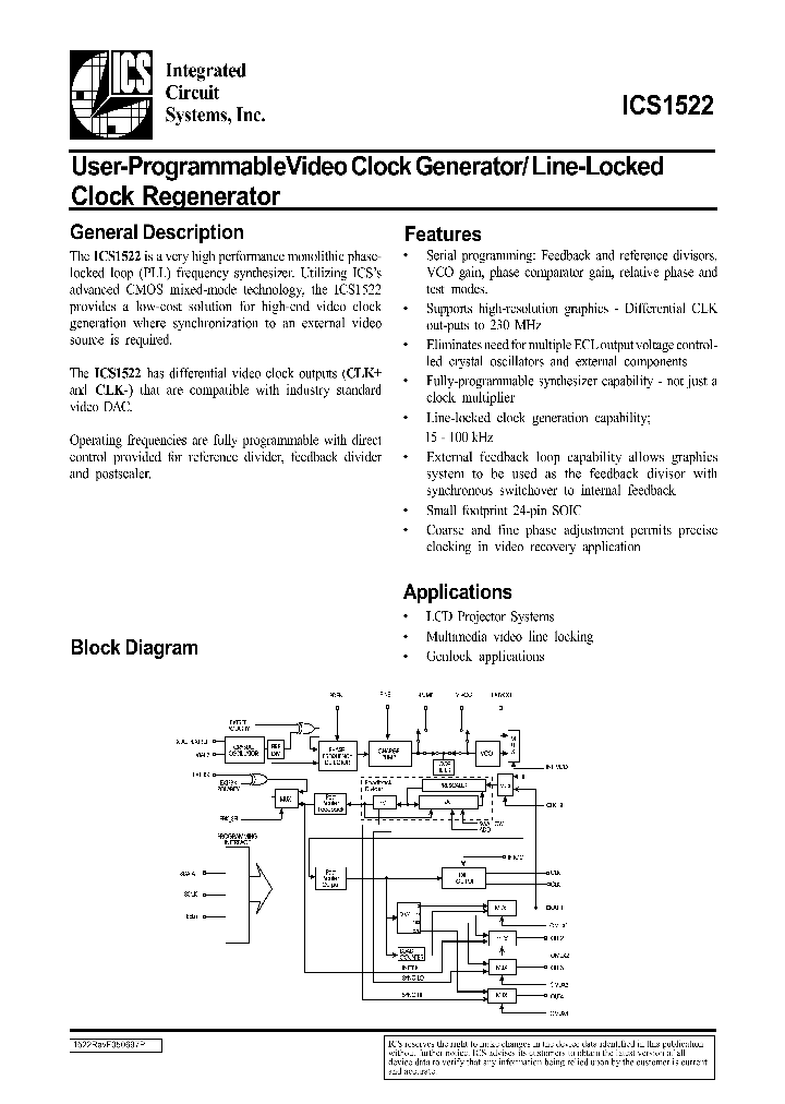 ICS1522_234118.PDF Datasheet