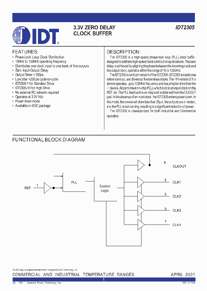 IDT2305_220109.PDF Datasheet