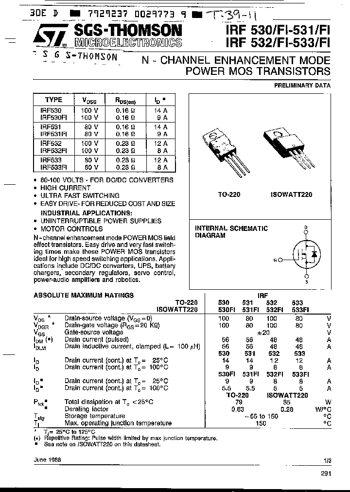 IRF530_252105.PDF Datasheet