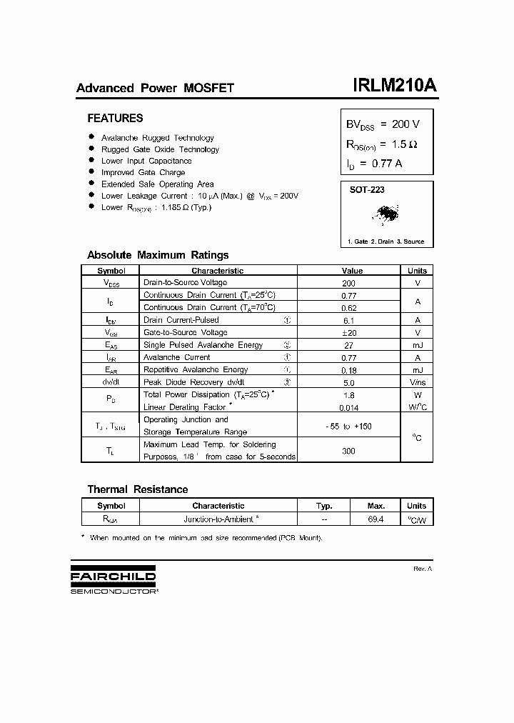 IRLM210_239895.PDF Datasheet