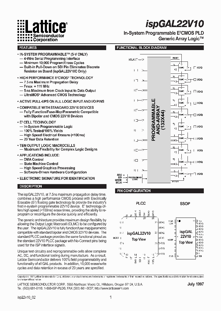 ISPGAL22V10_218380.PDF Datasheet