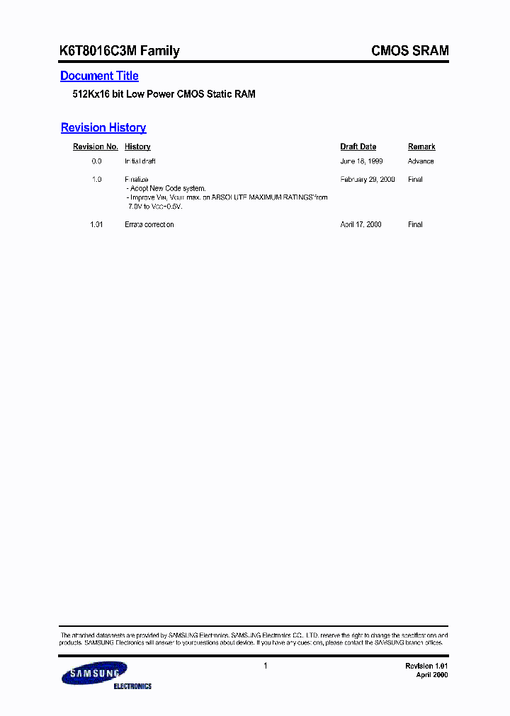 K6T8016C3M_245158.PDF Datasheet