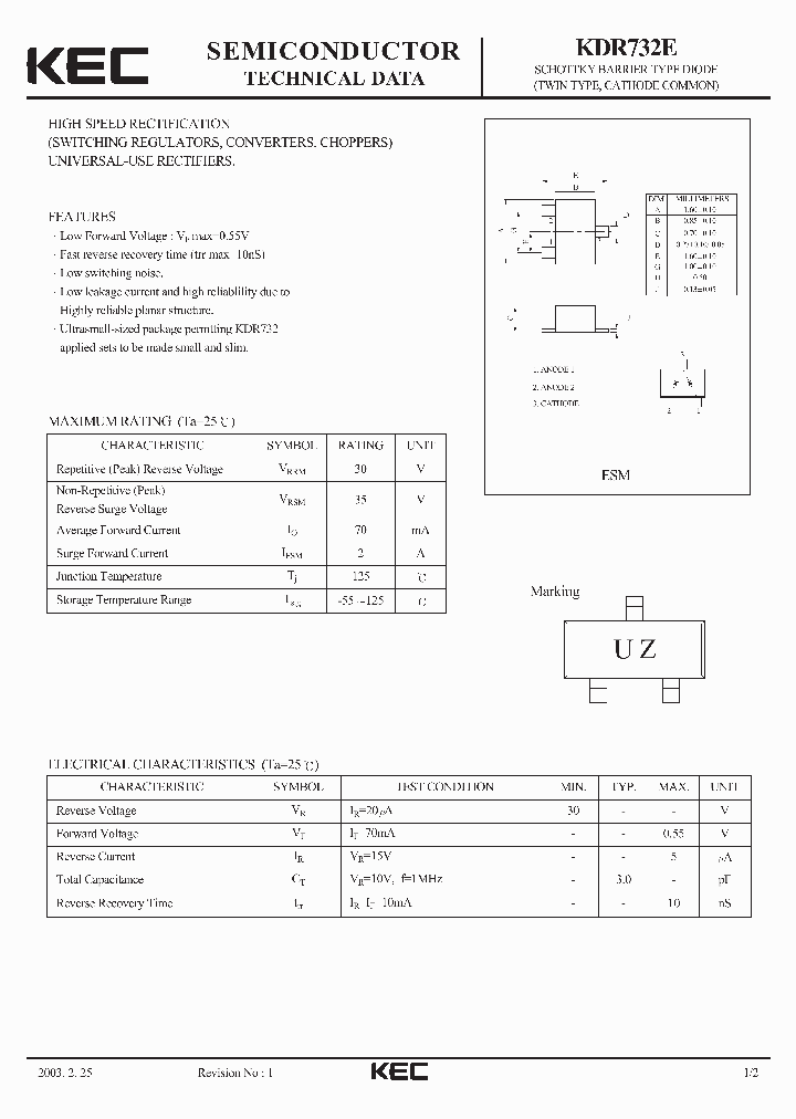 KDR732E_230512.PDF Datasheet