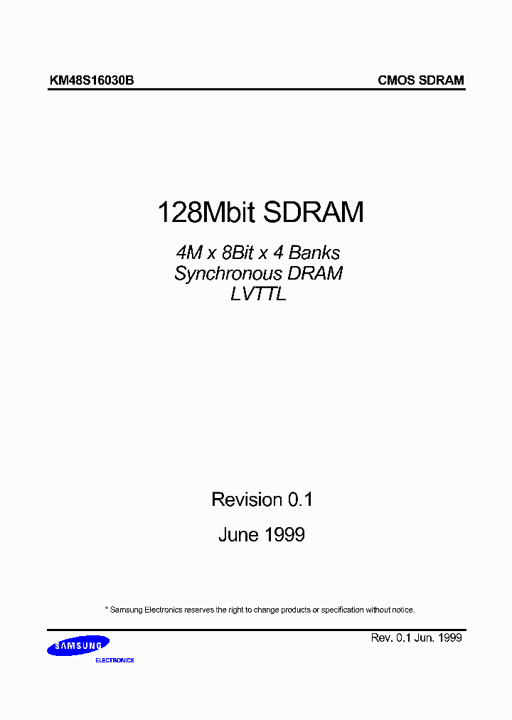 KM48S16030BT-GFA_219091.PDF Datasheet