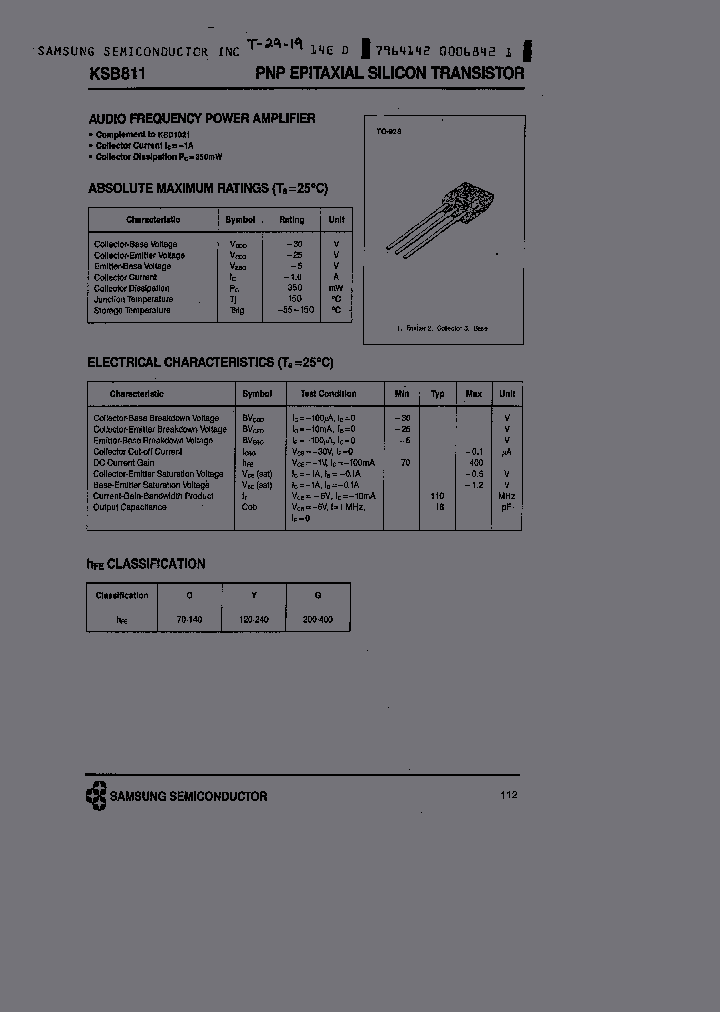 KSB811_243155.PDF Datasheet