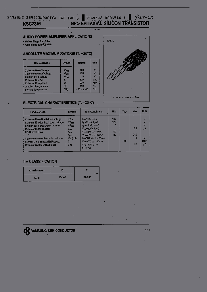KSC2316_260576.PDF Datasheet