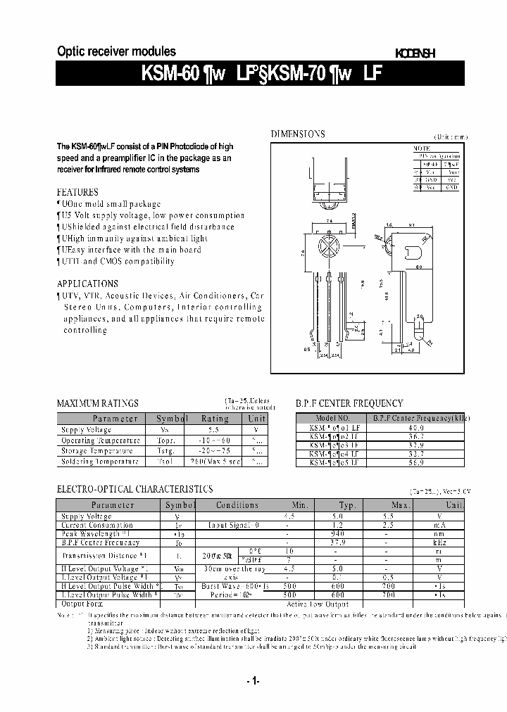 KSM-603LF_239258.PDF Datasheet