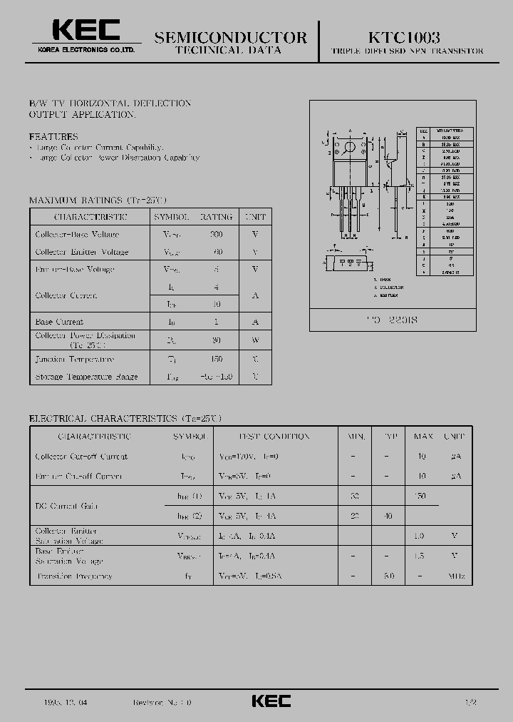 KTC1003_233524.PDF Datasheet
