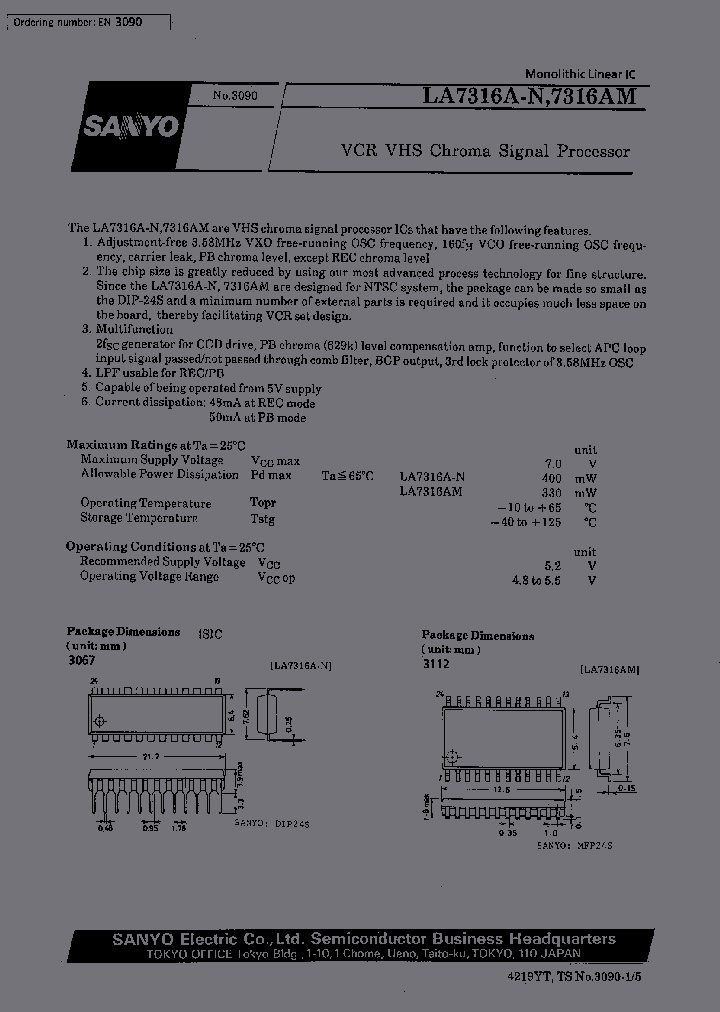 LA7316_237017.PDF Datasheet