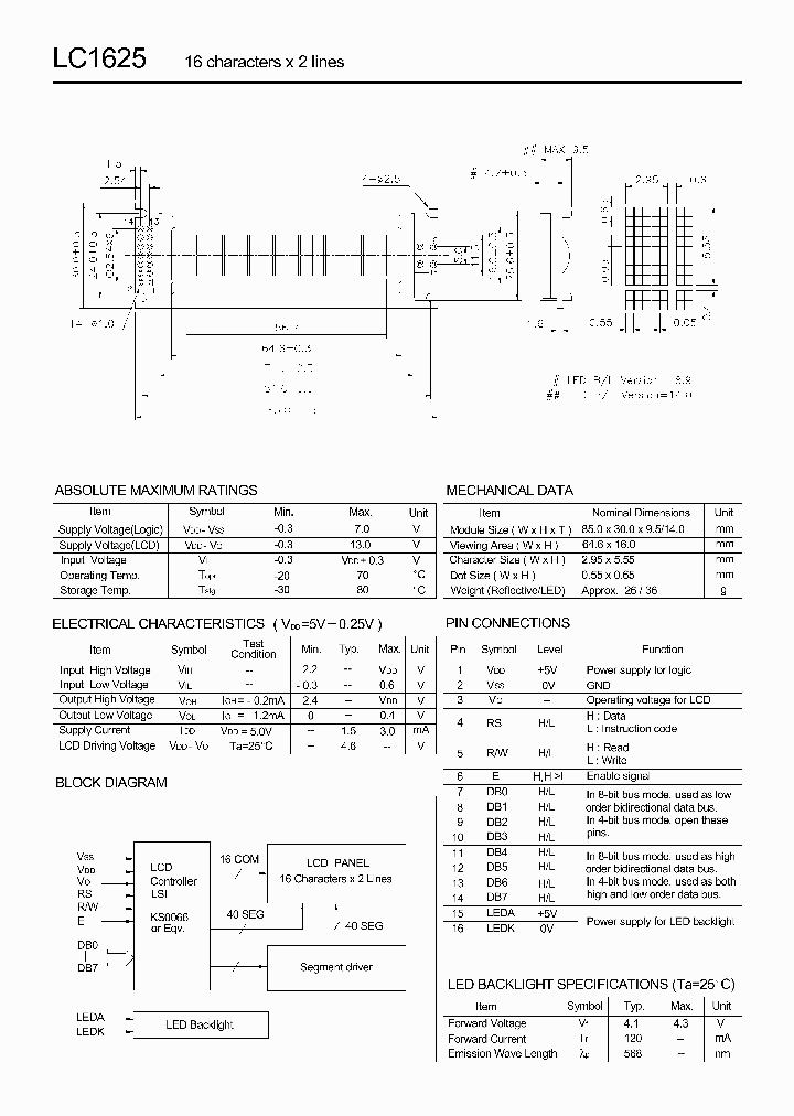 LC1625_270507.PDF Datasheet