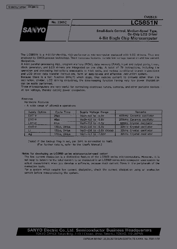 LC5851_240634.PDF Datasheet