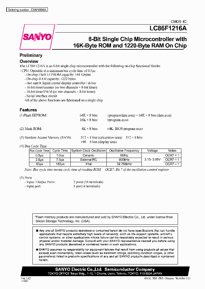 LC86F1216A_241910.PDF Datasheet