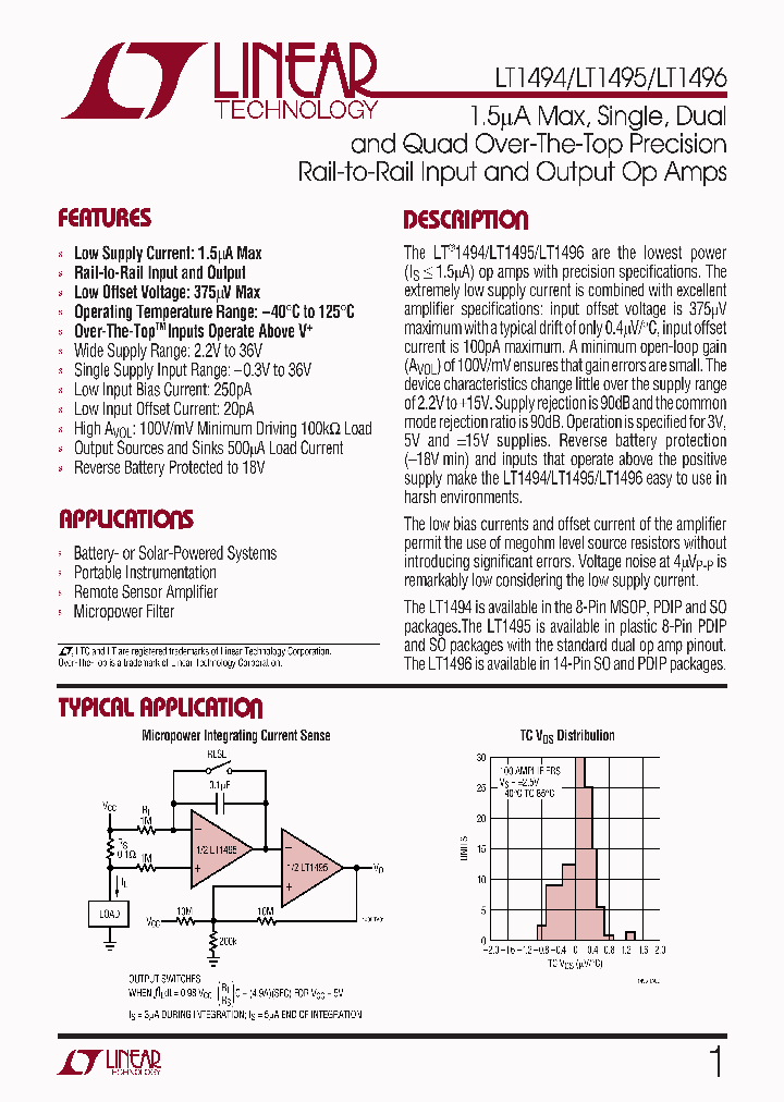 LT1495HS8_223485.PDF Datasheet