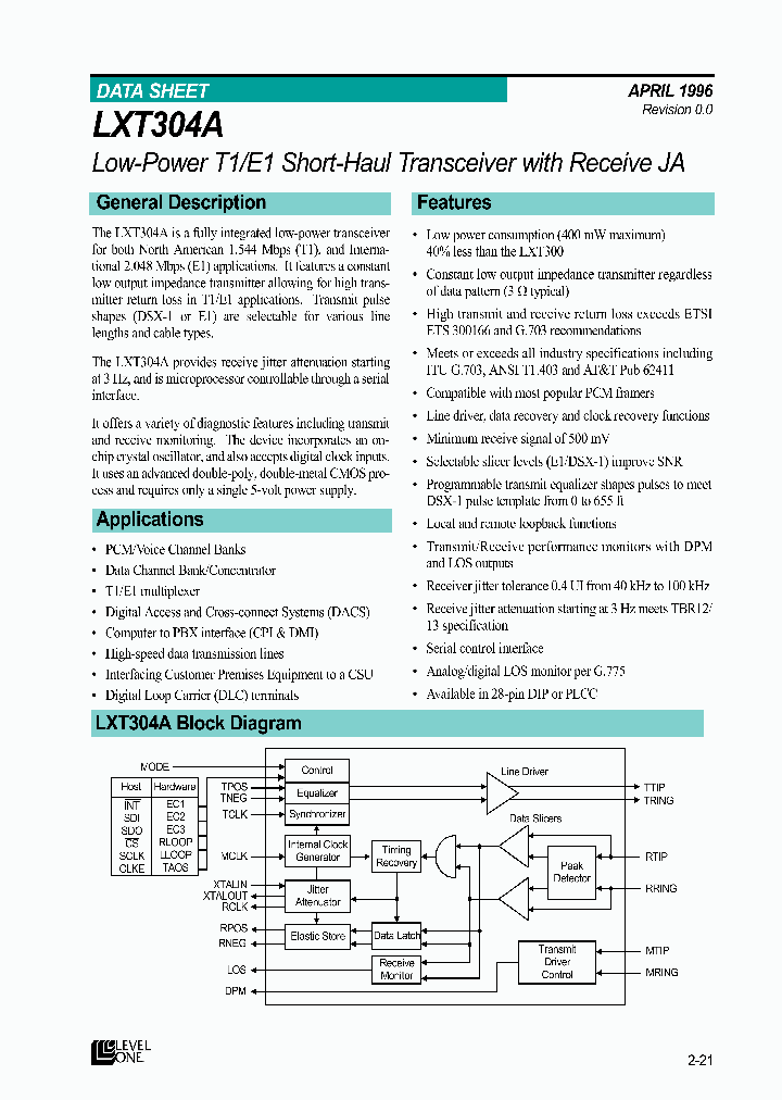 LXT304A_263288.PDF Datasheet