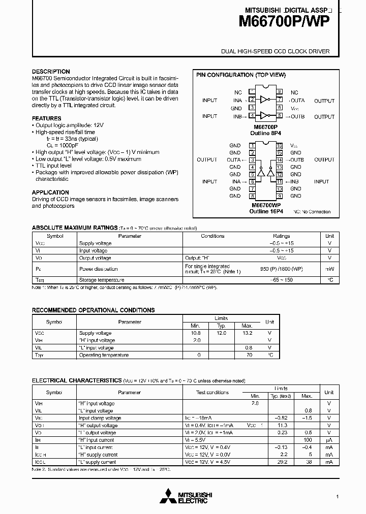 M66700P_248108.PDF Datasheet