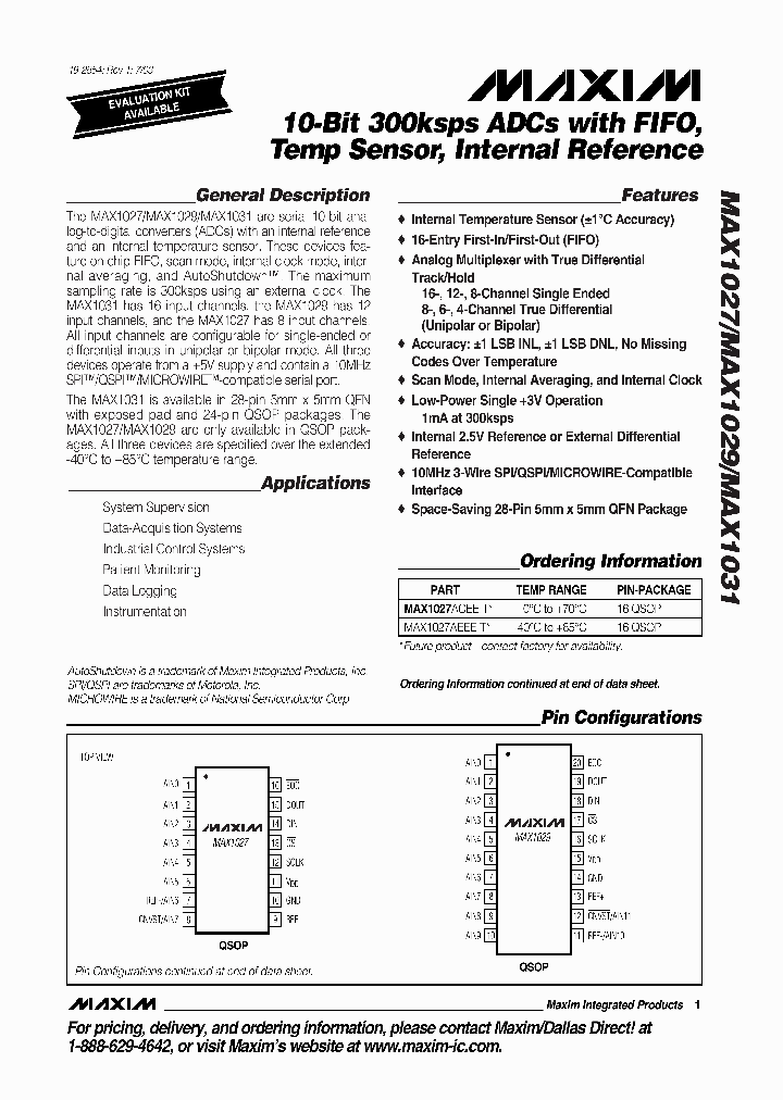 MAX1027-BMAX1031_232827.PDF Datasheet