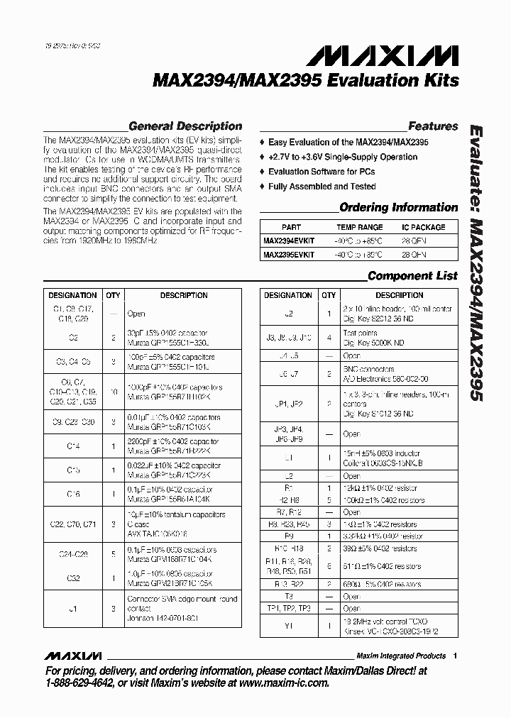 MAX2394_251209.PDF Datasheet