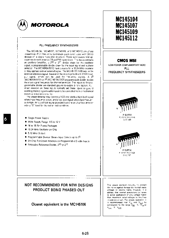 MC145109_249937.PDF Datasheet