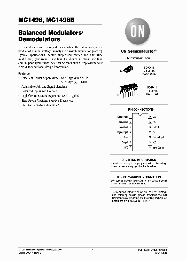 MC1496_245907.PDF Datasheet