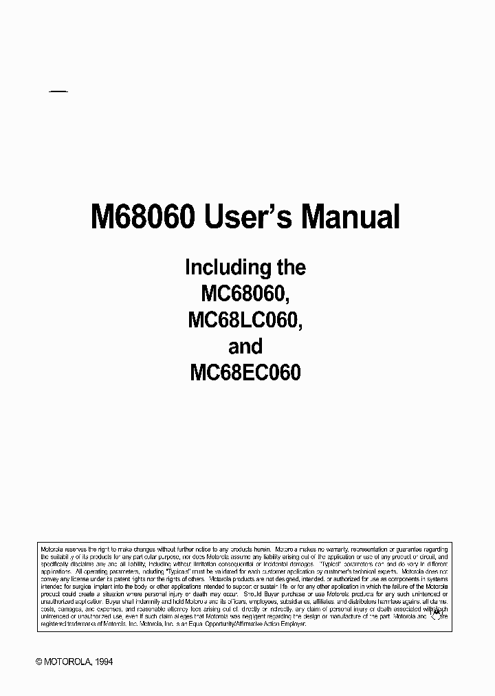MC68LC060_238692.PDF Datasheet