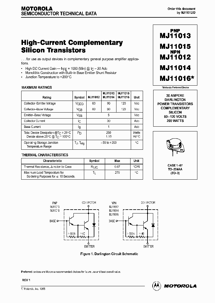 MJ11012_234763.PDF Datasheet