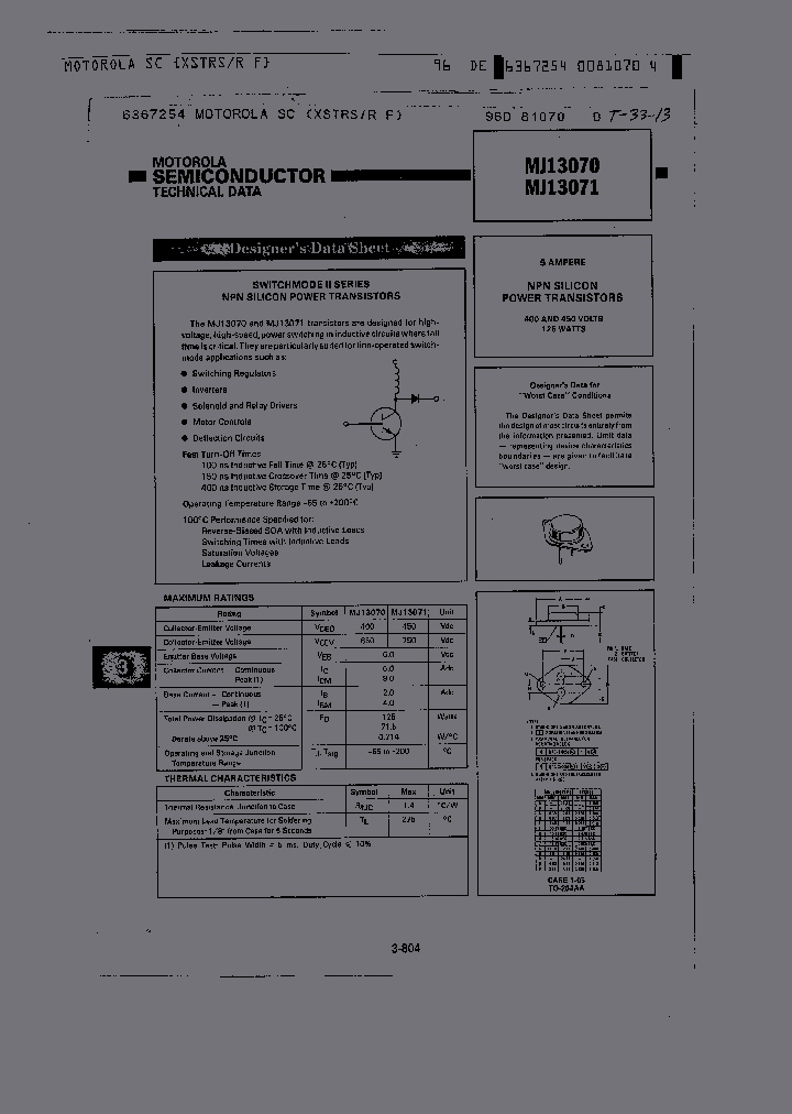 MJ13070_259873.PDF Datasheet